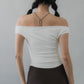 Casey Off-Shoulder Stretchy Padded Top
