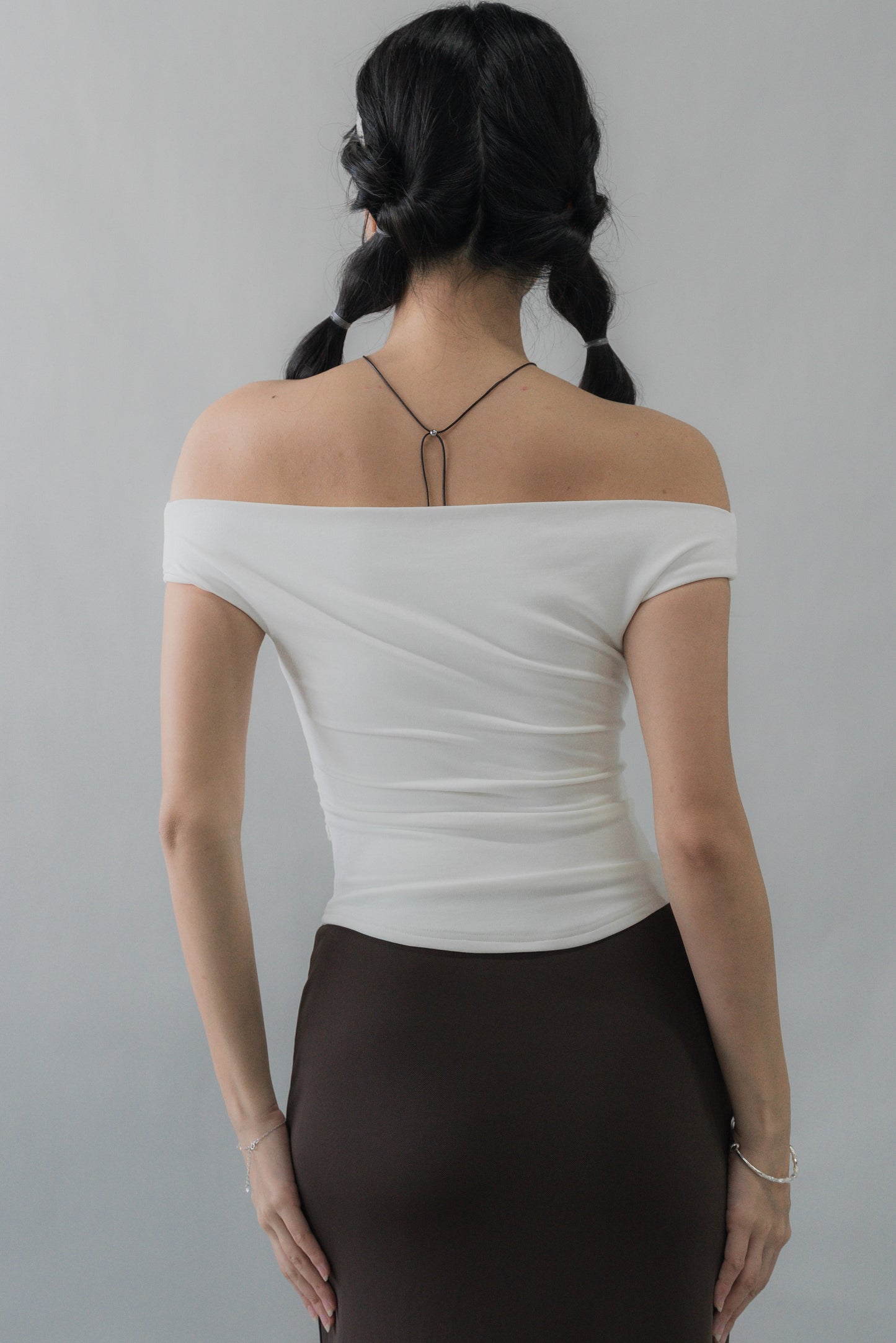 Casey Off-Shoulder Stretchy Padded Top
