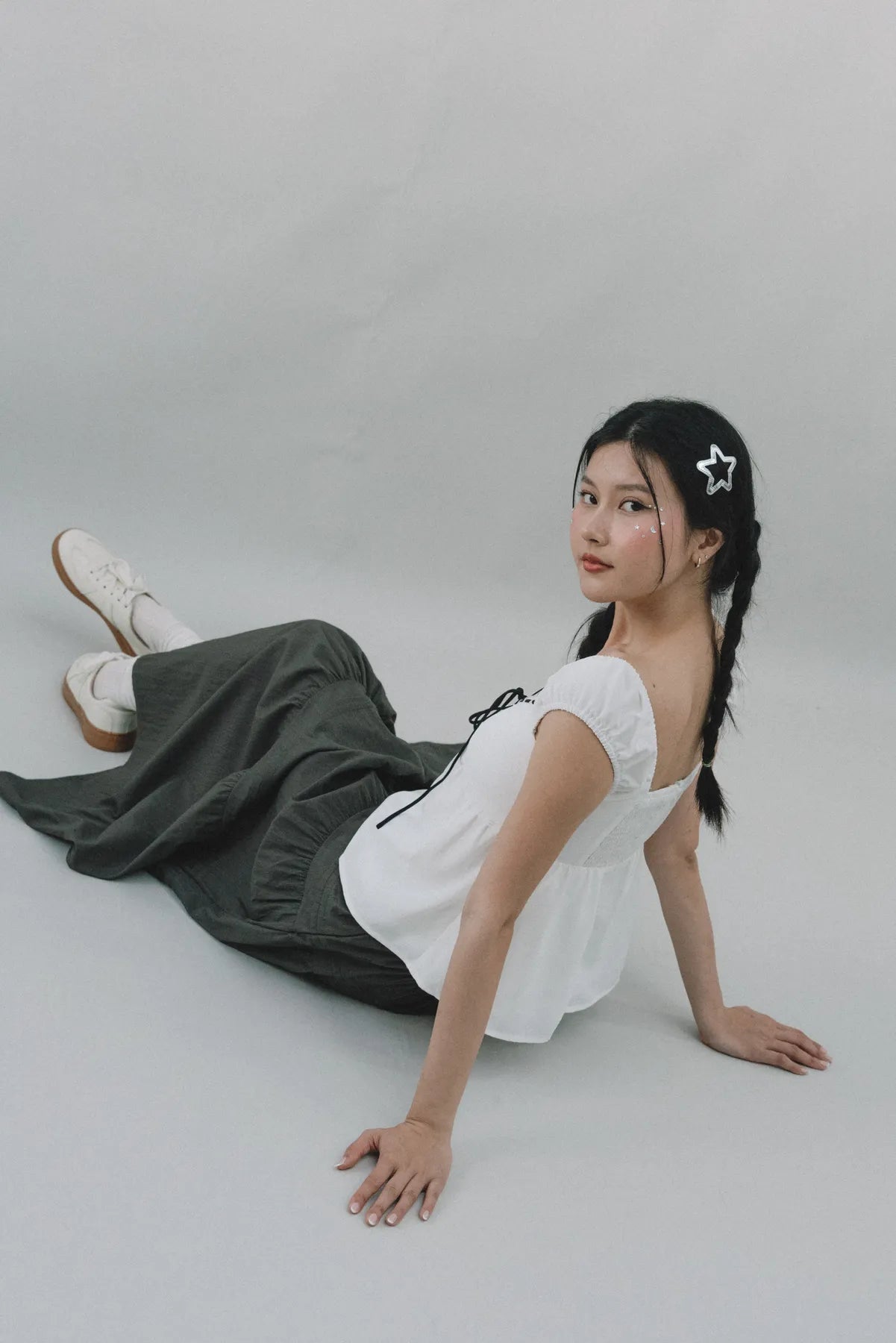 *RESTOCK* Arabella Pintuck Flowy Tiered Long Skirt