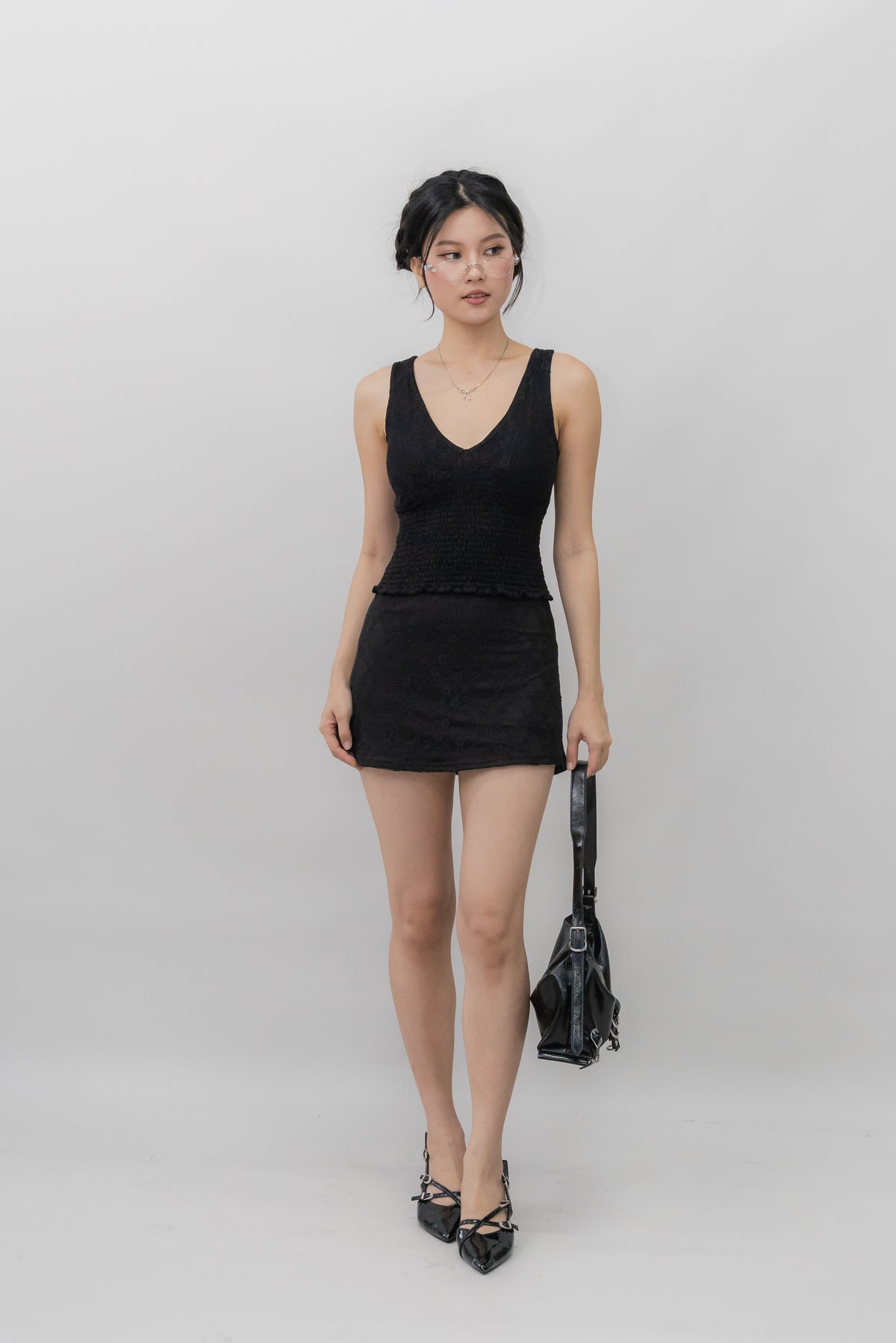 *PRELAUNCH* [CLOUD MESH] Angel Padded Smock Tank Top