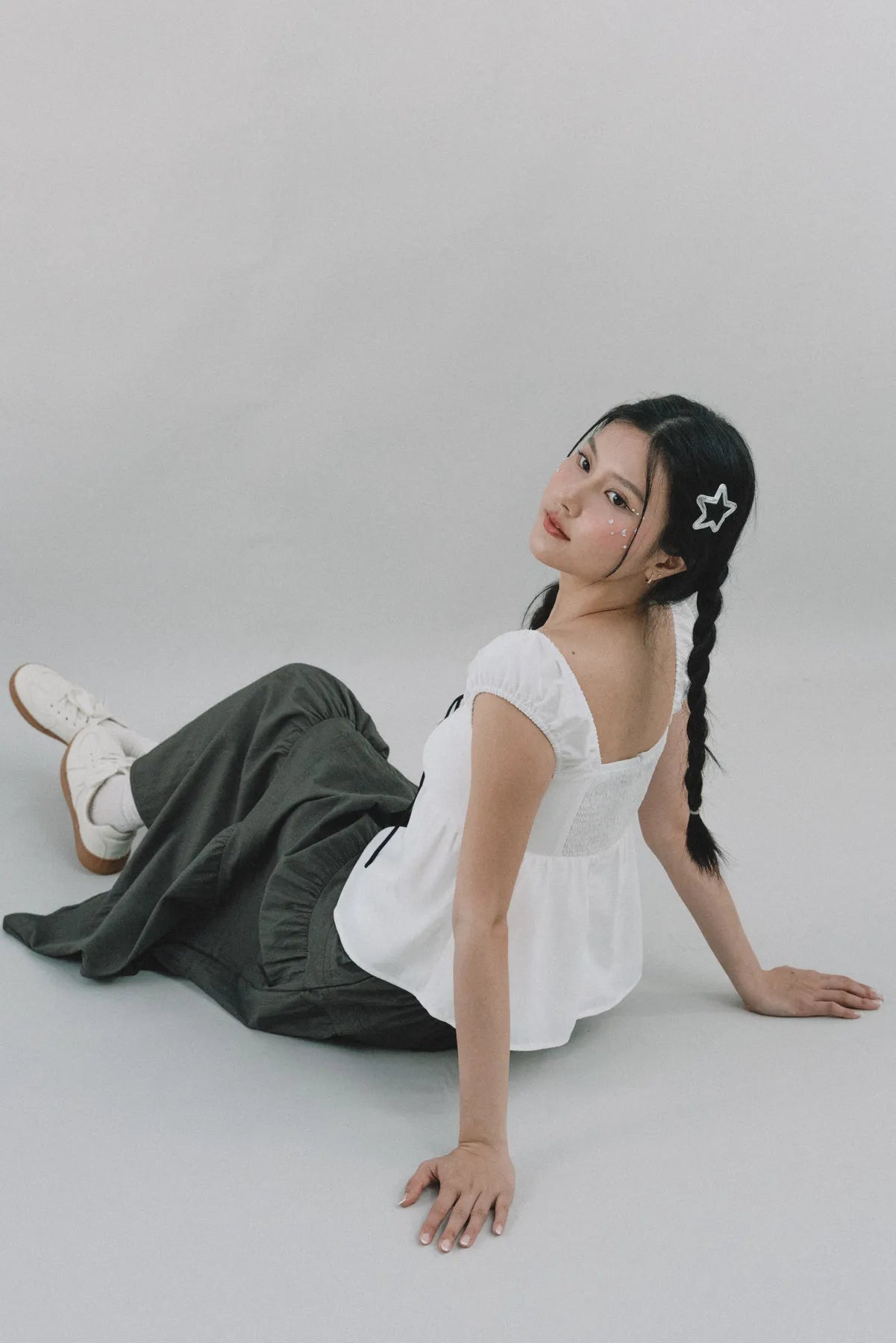 *RESTOCK* Arabella Pintuck Flowy Tiered Long Skirt