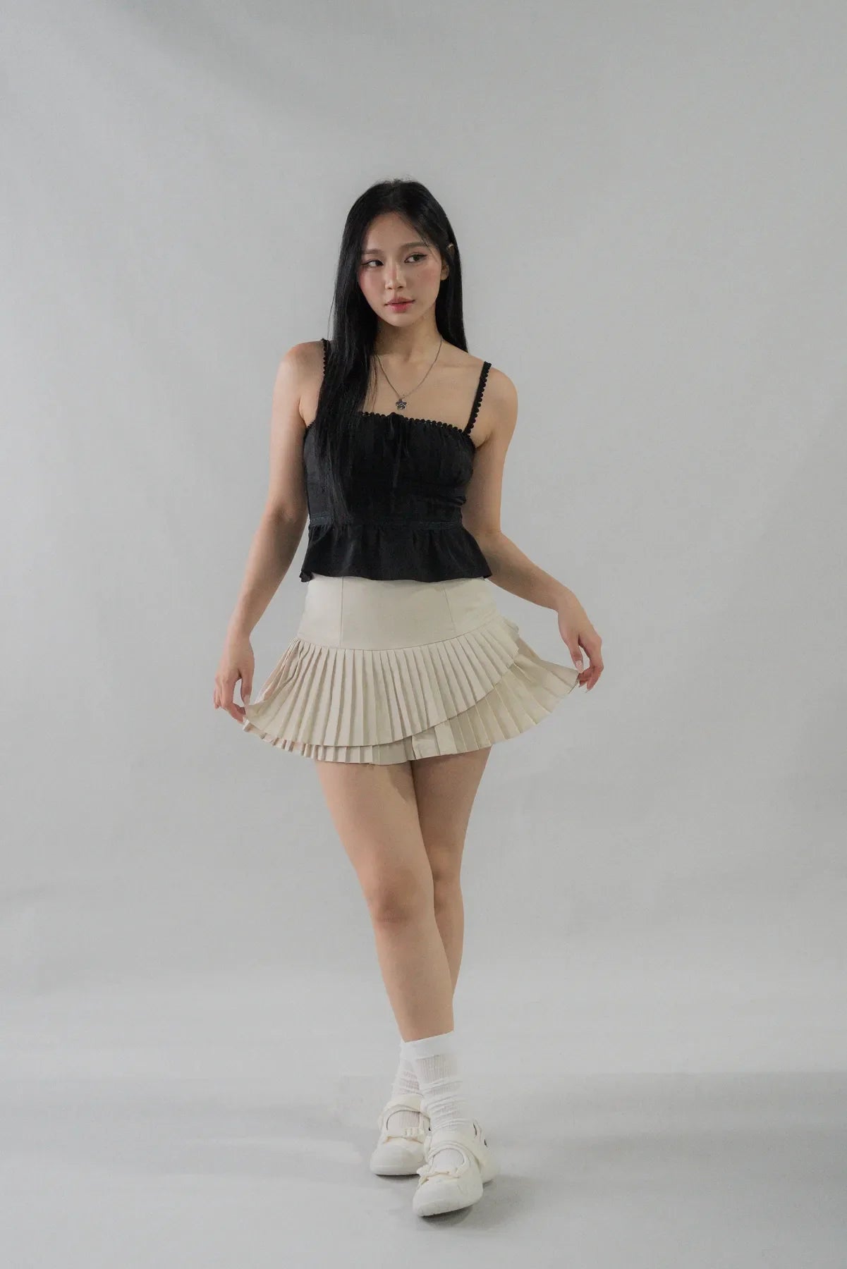 Melanie Two-Way Pleated Mini Tennis Skort