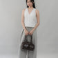 Evelyn Pintuck Lace Trim Padded Vest Top