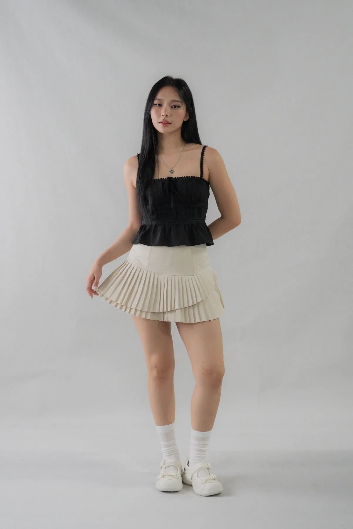 Melanie Two-Way Pleated Mini Tennis Skort
