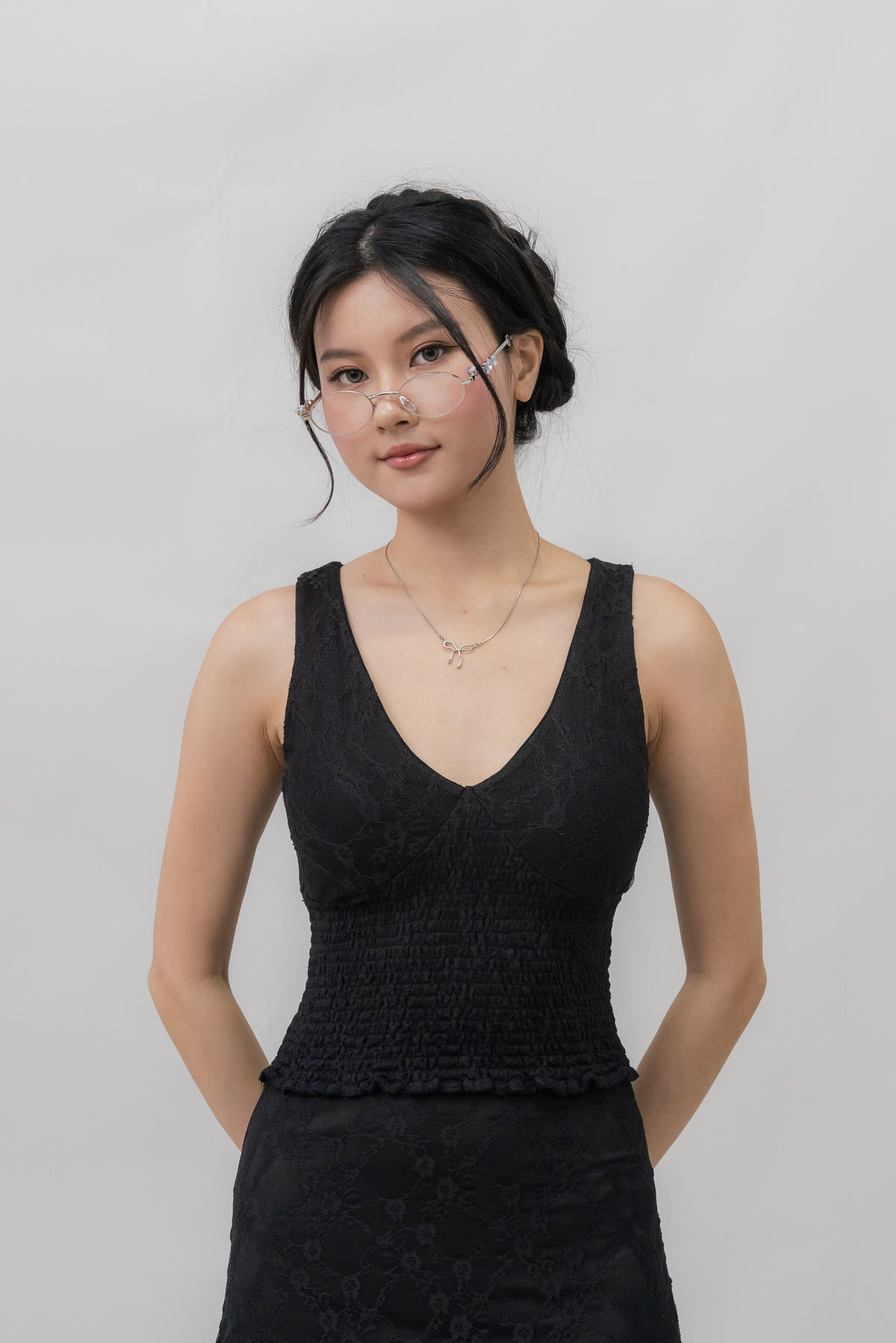 *PRELAUNCH* [CLOUD MESH] Angel Padded Smock Tank Top