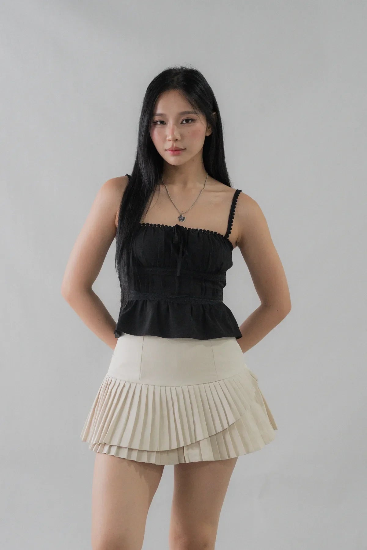 Melanie Two-Way Pleated Mini Tennis Skort