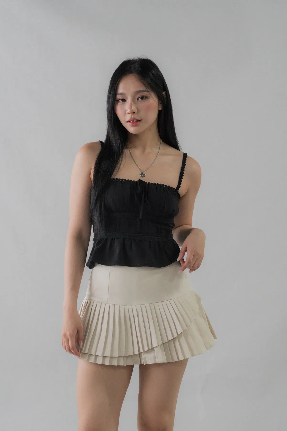 Melanie Two-Way Pleated Mini Tennis Skort