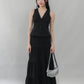Evelyn Pintuck Lace Trim Padded Vest Top