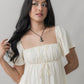 Kiara Flutter Sleeves Padded Babydoll Romper Dress
