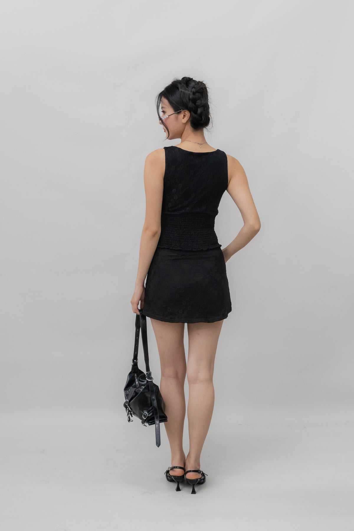 *PRELAUNCH* [CLOUD MESH] Dewy Mini Skort Lace Version
