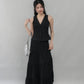 Evelyn Pintuck Lace Trim Padded Vest Top