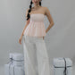 Jolyn Eyelet Babydoll Padded Top
