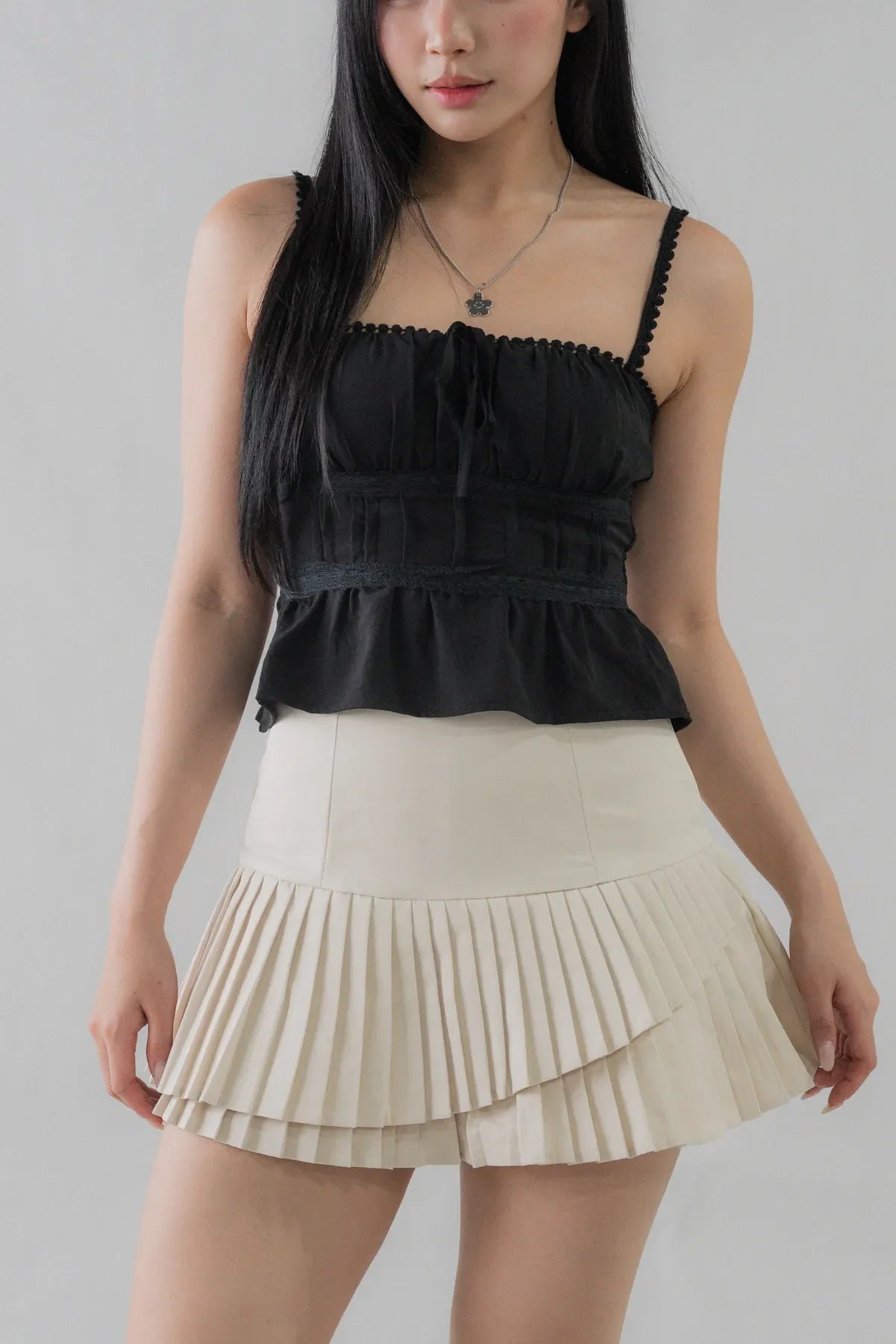 Melanie Two-Way Pleated Mini Tennis Skort