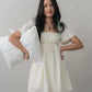 Kiara Flutter Sleeves Padded Babydoll Romper Dress
