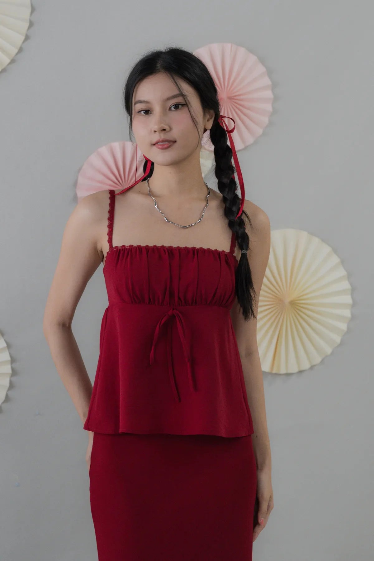 Kiara Longline Padded Babydoll Top