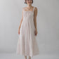 [COL UMA] Ava Padded Pintuck Long Dress
