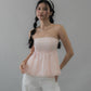 Jolyn Eyelet Babydoll Padded Top