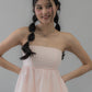 Jolyn Eyelet Babydoll Padded Top