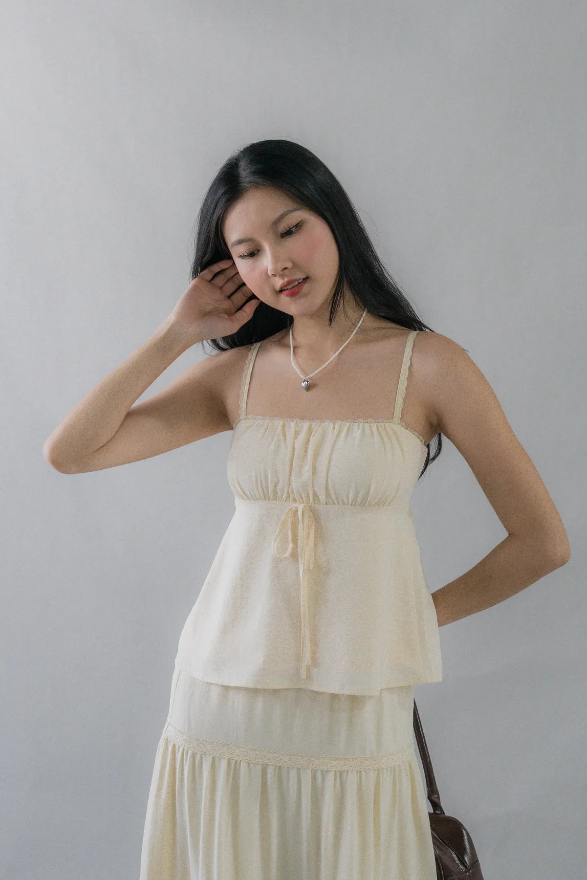 Kiara Longline Padded Babydoll Top