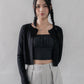 Mindy Flower Button Cardigan