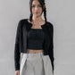 Mindy Flower Button Cardigan