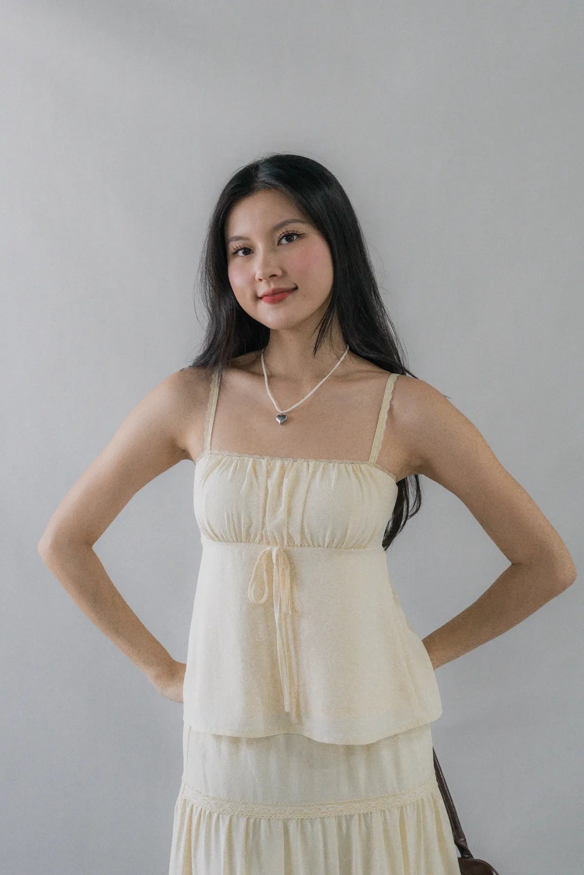 Kiara Longline Padded Babydoll Top