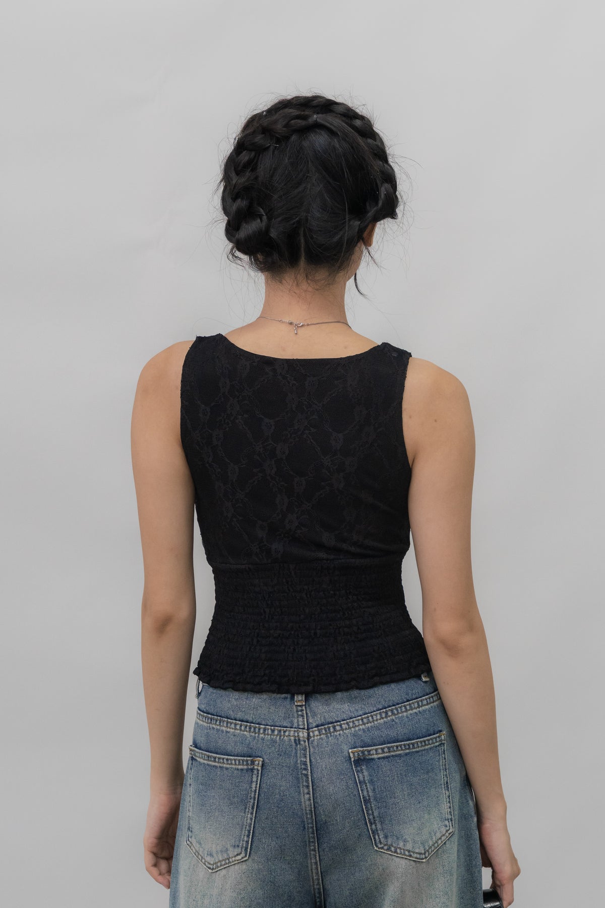 *PRELAUNCH* [CLOUD MESH] Angel Padded Smock Tank Top
