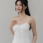 Christine Strappy Padded Lace Ribbon Dress