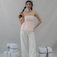 Jolyn Eyelet Babydoll Padded Top