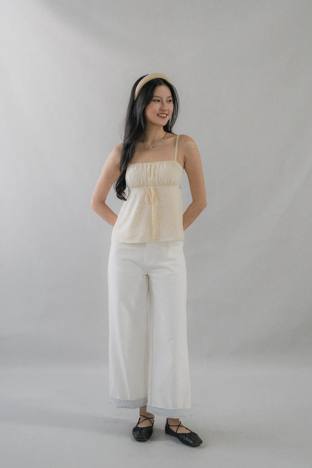 Jamie Wide Leg Two-Way Jeans