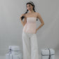 Jolyn Eyelet Babydoll Padded Top