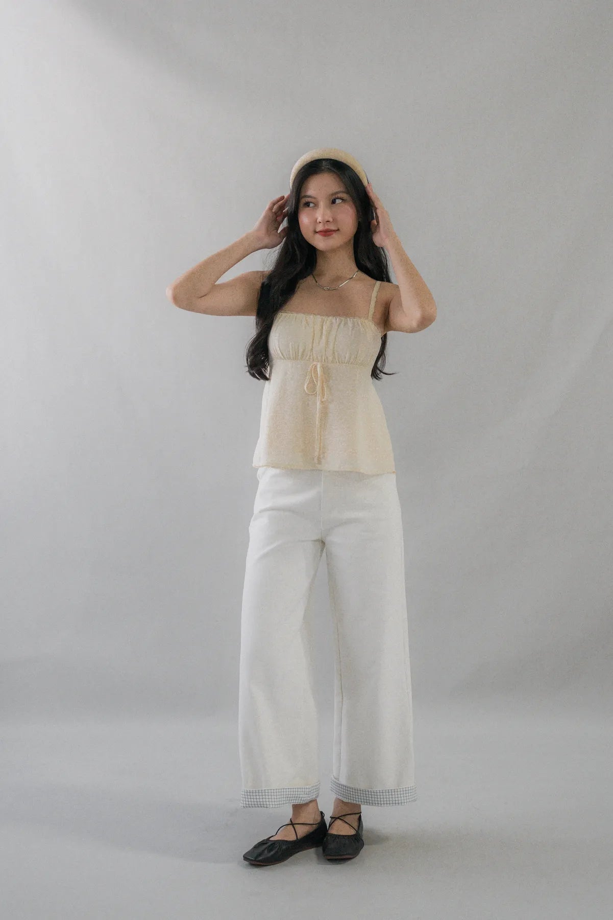 Jamie Wide Leg Two-Way Jeans