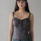 Sheralyn Eyelet Lace Trim Tank Top