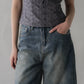 Sarah Straight Cut Denim Jorts
