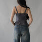 Sheralyn Eyelet Lace Trim Tank Top
