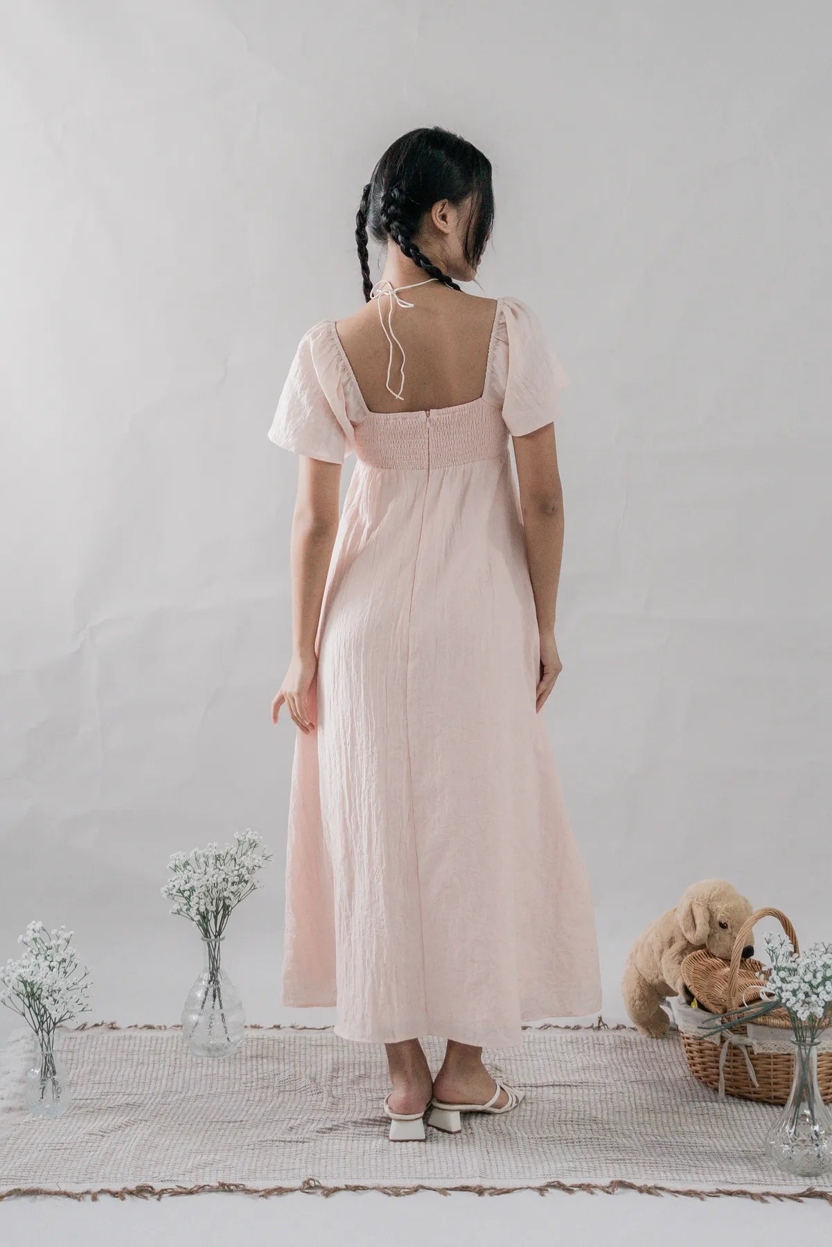 Kate Padded Sleeved Maxi Dress
