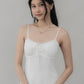 Christine Strappy Padded Lace Ribbon Dress