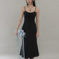 Christine Strappy Padded Lace Ribbon Dress