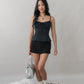 Christine Lace Ribbon Padded Tank Top