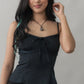 Christine Lace Ribbon Padded Tank Top