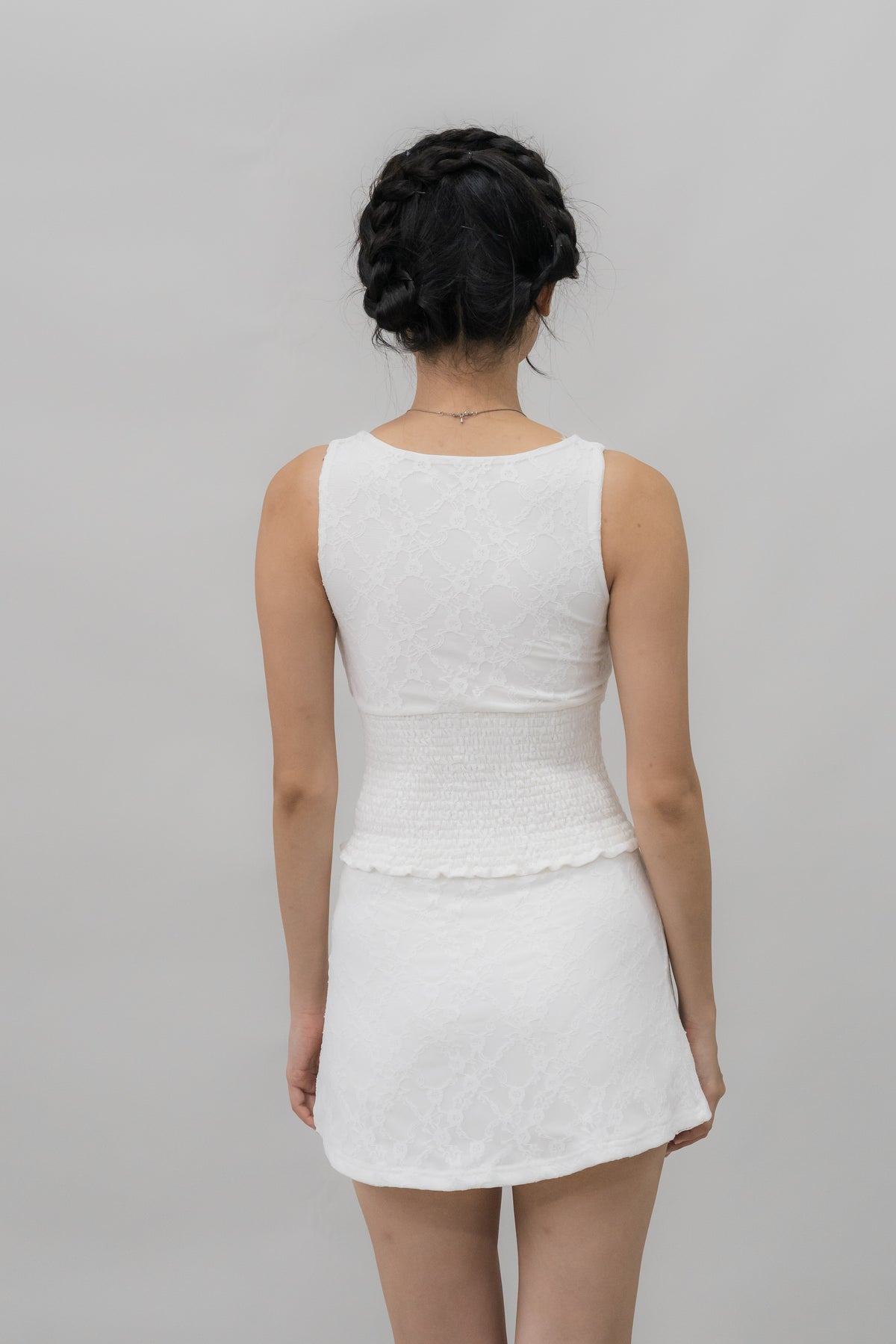 *PRELAUNCH* [CLOUD MESH] Dewy Mini Skort Lace Version