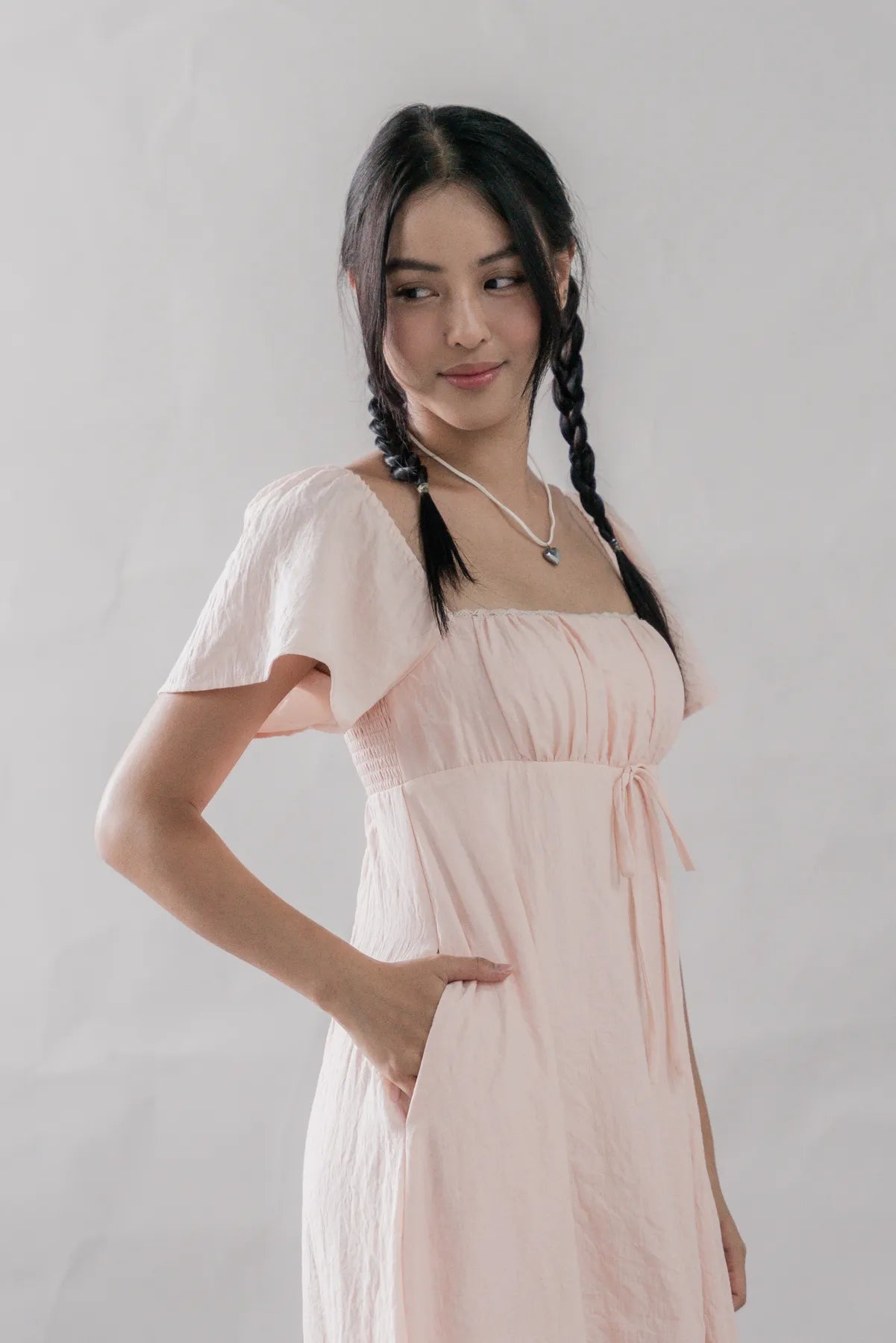 Kate Padded Sleeved Maxi Dress