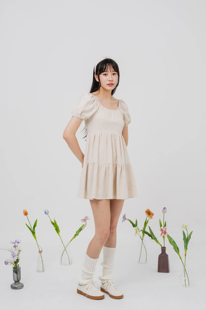 Daisy Two-Way Sleeved Mini Dress