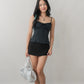 Christine Lace Ribbon Padded Tank Top