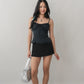 Christine Lace Ribbon Padded Tank Top