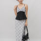 Ines Lace Padded Pintuck Top