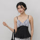 Ines Lace Padded Pintuck Top