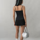 Christine Lace Ribbon Padded Tank Top