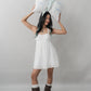 [100% Cotton] Renee Convertible Padded Romper Dress