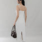 Christine Strappy Padded Lace Ribbon Dress